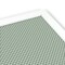PinPix Custom Bulletin Board Nile Green Diamond Poster Board Has a Fabric Style Canvas Finish, Framed in Satin White Frame, by ArtToFrames (PinPix-380)